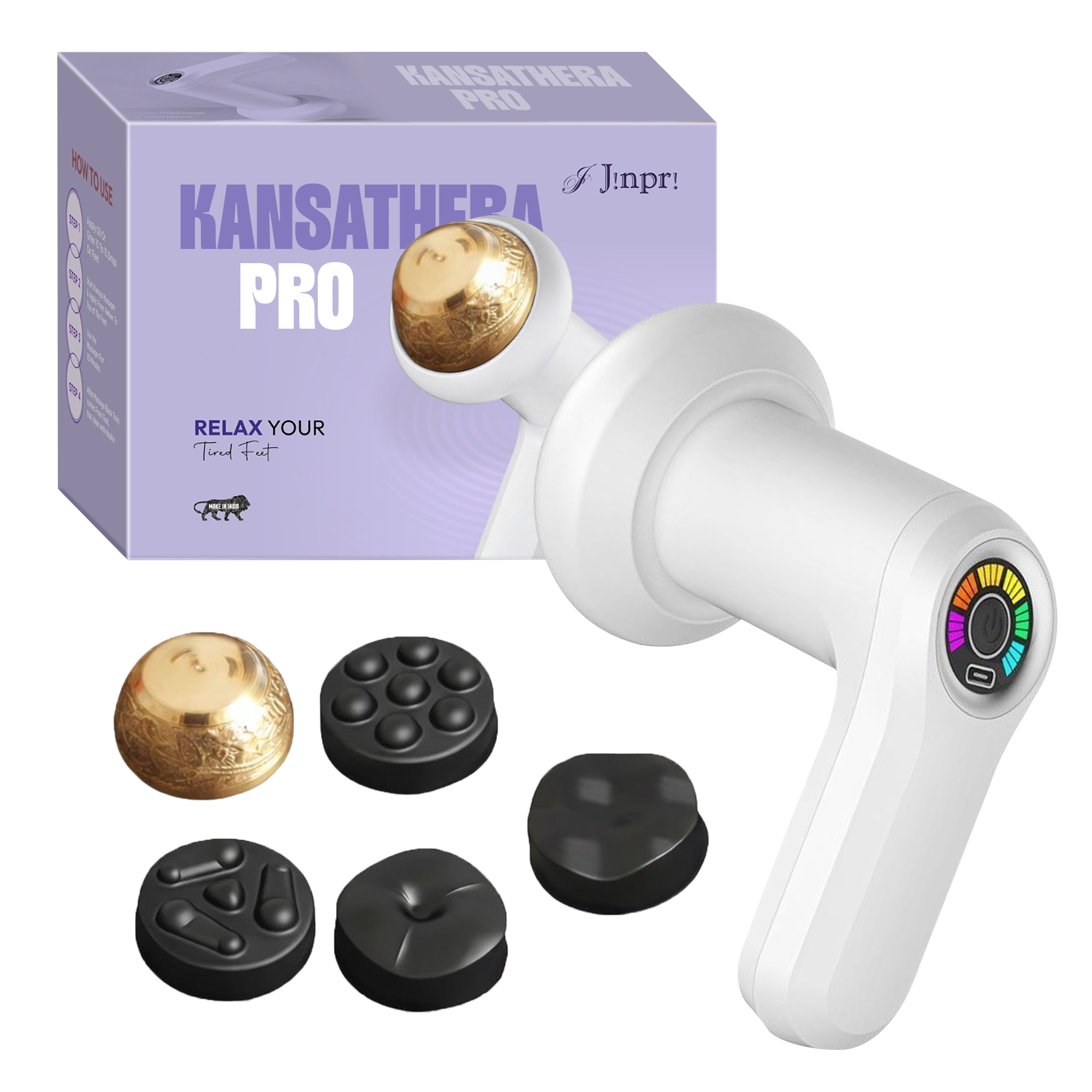 Wireless kansya massager